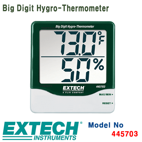 [EXTECH] 445703, Big Digit Hygro-Thermometer, 온습도계 [익스텍]