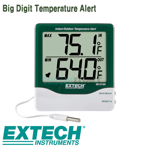 [EXTECH] 401014A, Big Digit Indoor/Outdoor Temperature Alert, 디지털온습도계 [익스텍]