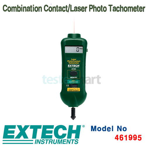 [EXTECH] 461995, Combination Contact/Laser Photo Tachometer, 접촉/비접촉식 회전계 [익스텍]