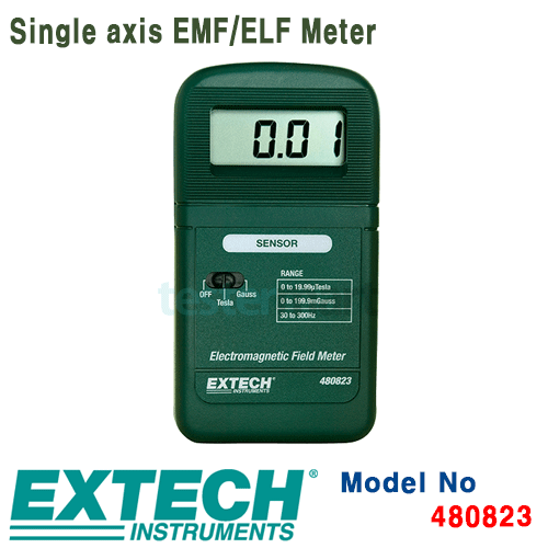 [EXTECH] 480823, Single axis EMF/ELF Meter, 전자파측정기, 전자기장전계 [익스텍]