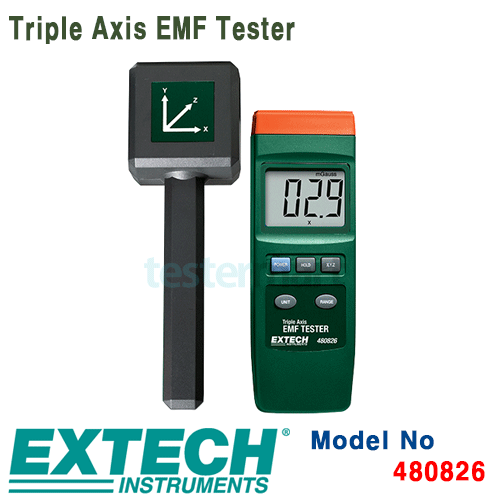 [EXTECH] 480826, Triple Axis EMF Tester, 전자파측정기, 전자기장전계, [익스텍]