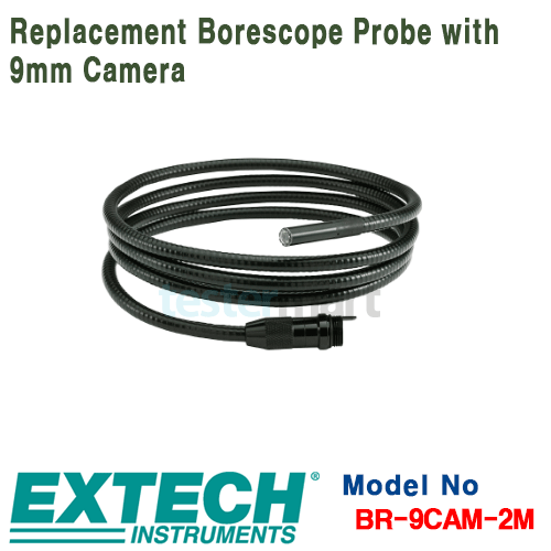 [EXTECH] BR-9CAM-2M, Replacement Borescope Probe with 9mm Camera, (BR100, BR150, BR200, BR250) 9mm 카메라 프로브 [익스텍]