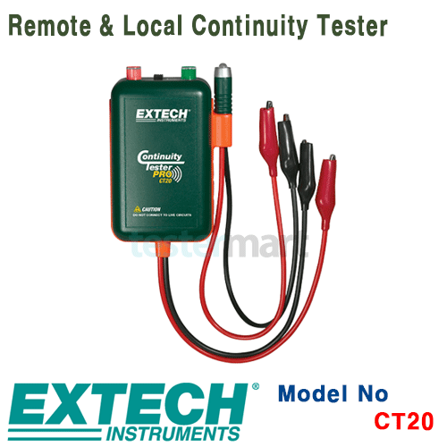 [EXTECH] CT20, Remote & Local Continuity Tester, 케이블 도통 테스터 [익스텍]