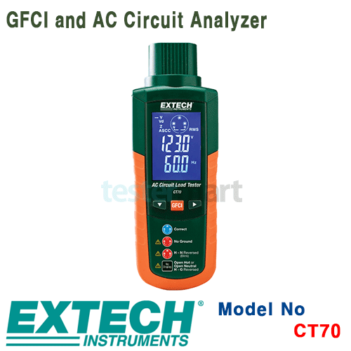 [EXTECH] CT70, GFCI and AC Circuit Analyzer, AC접지회로분석기 [익스텍]