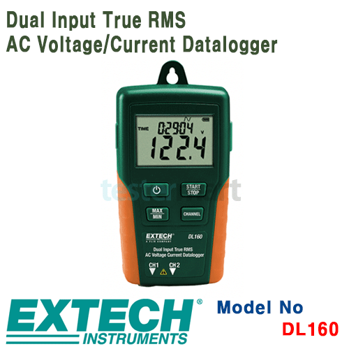 [EXTECH] DL160, Dual Input True RMS AC Voltage/Current Datalogger, 단상 AC 전압/전류 기록계 [익스텍]