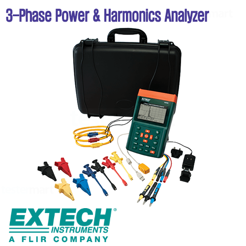 [EXTECH] PQ3350-1, 3-Phase Power & Harmonics Analyzer, 휴대형 전력분석계 [익스텍]