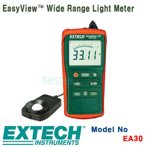 [EXTECH] EA30, EasyView™ Wide Range Light Meter, 조도계 [익스텍]