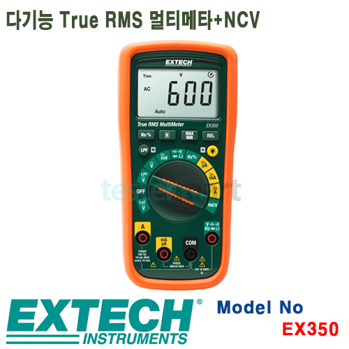 [EXTECH] EX350, 11 Function True RMS Multimeter + Non-Contact Voltage Detector, 디지털 멀티메타, 전압검출기능 [익스텍]