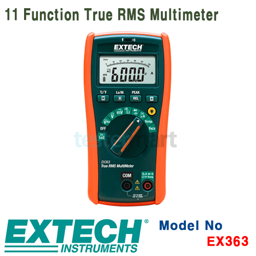 [EXTECH] EX363, 11 Function True RMS Multimeter, 다기능 디지털멀티메타, 전압검출기능 [익스텍]