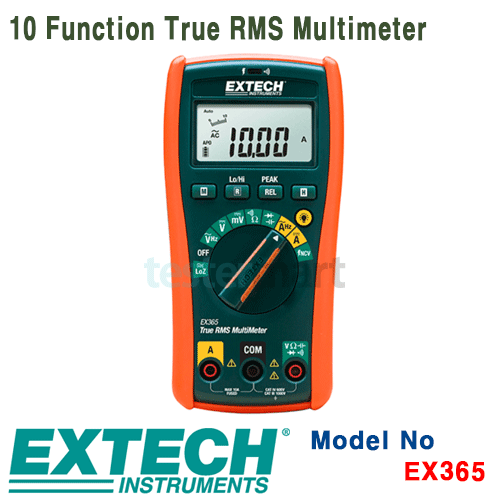 [EXTECH] EX365, 10 Function True RMS Multimeter, 다기능 디지털멀티메타, 전압검출기능, 산업용 멀티메타 [익스텍]