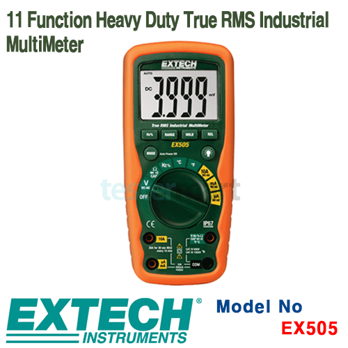 [EXTECH] EX505, 11 Function Heavy Duty True RMS Industrial MultiMeter, 다기능 멀티메타, 디지털 멀티메타 [익스텍]