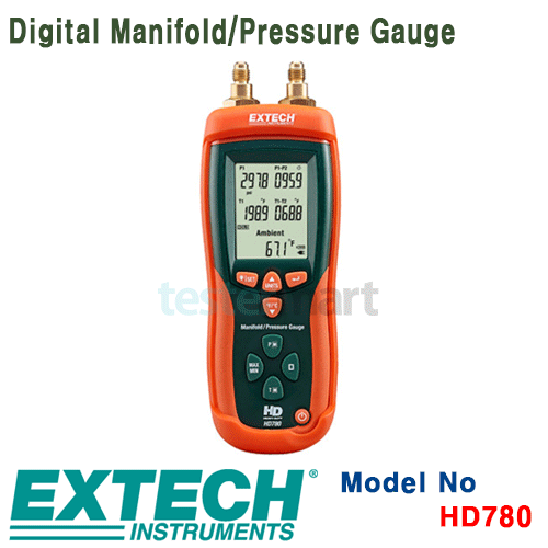 [EXTECH] HD780, Digital Manifold/Pressure Gauge, 압력계 [익스텍]