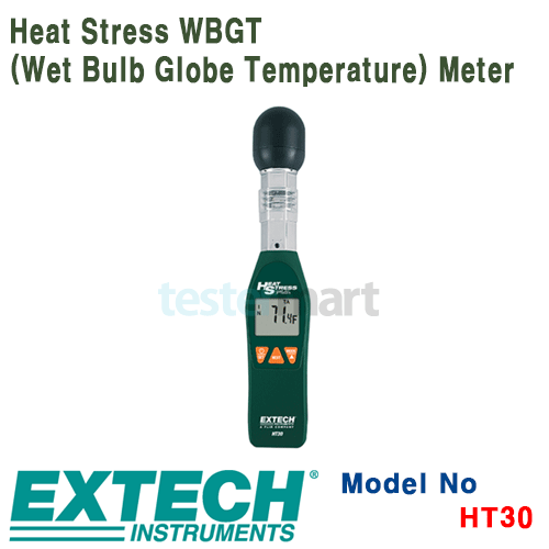 [EXTECH] HT30, Heat Stress WBGT (Wet Bulb Globe Temperature) Meter, 온도계 [익스텍]