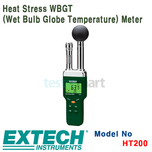 [EXTECH] HT200, Heat Stress WBGT (Wet Bulb Globe Temperature) Meter, 온도계 [익스텍]