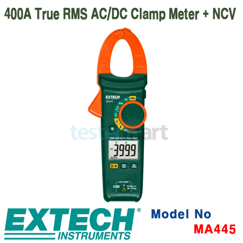 [EXTECH] MA445, 400A True RMS AC/DC Clamp Meter + NCV, 클램프메타 [익스텍]