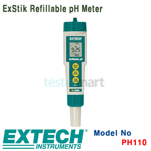 [EXTECH] PH110, ExStik® Refillable pH Meter, 수질 측정기 [익스텍]