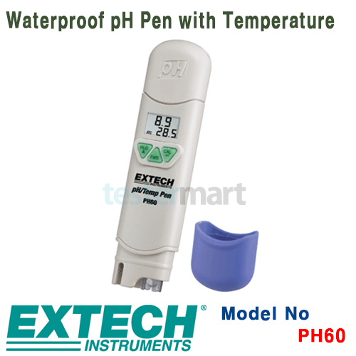 [EXTECH] PH60, Waterproof pH Pen with Temperature, 수질측정기 [익스텍]