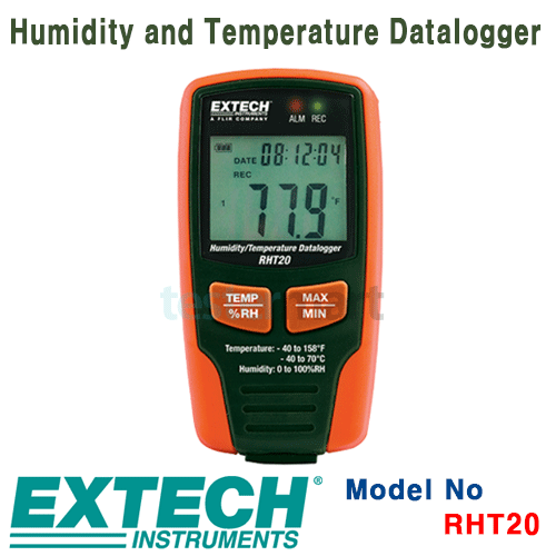 [EXTECH] RHT20, Humidity and Temperature Datalogger, 데이터로거 [익스텍]