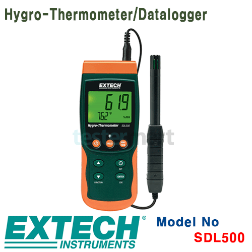 [EXTECH] SDL500, Hygro-Thermometer/Datalogger, 온습도계, 데이터로거 [익스텍]