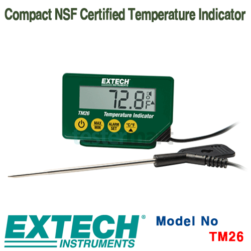 [EXTECH] TM26, Compact NSF Certified Temperature Indicator, 온도계 [익스텍]