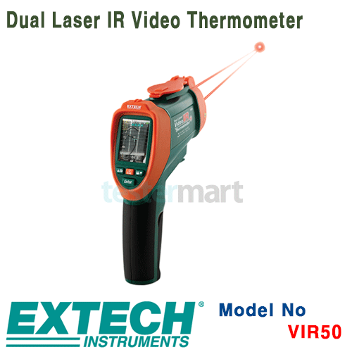 [EXTECH] VIR50, Dual Laser IR Video Thermometer, 적외선온도계 [익스텍]