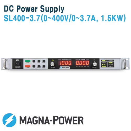 [MAGNA-POWER] SL400-3.7, 400V/3.7A, 1500W, 1U DC Power Supply, DC전원공급기, [마그나파워]