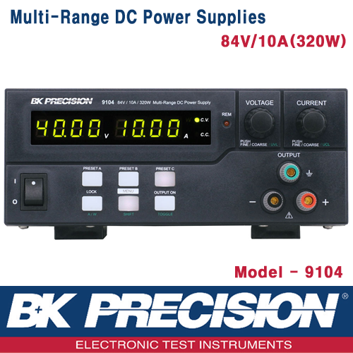 B&K PRECISION 9104, 84V/10A(320W), DC 전원공급기,  DC전원공급장치, B&K 9104