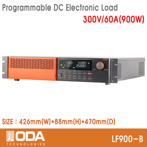 ㈜오디에이테크놀로지, LF900-B, 300V/60A, 900W, 프로그래머블 전자부하기
