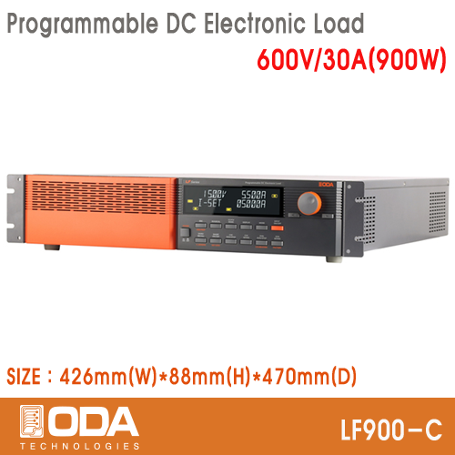 ㈜오디에이테크놀로지, LF900-C, 600V/30A, 900W, 프로그래머블 전자부하기