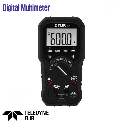 [FLIR DM64] 디지털 멀티미터, HVAC TRUE-RMS Digital Multimeter