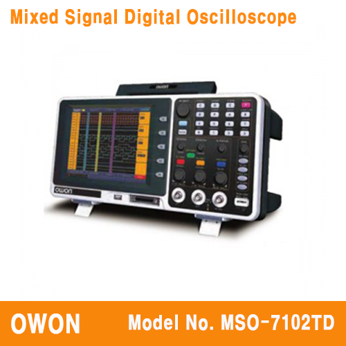 [OWON] MSO-7102TD, 100MHz/2CH, 디지털 오실로스코프