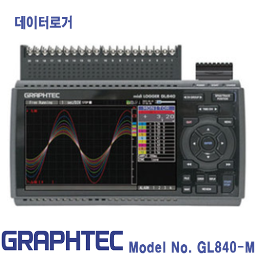 [GRAPHTEC] GL840-M, 데이터로거, midi LOGGER, Multi-inputs model