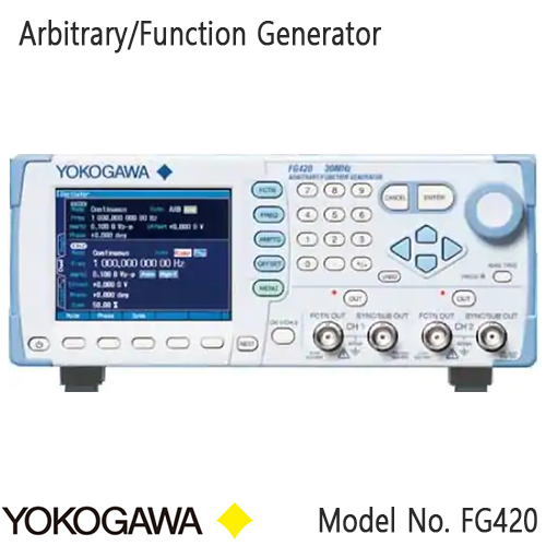 [YOKOGAWA FG420] 30MHz/2CH, Arbitrary/Function Generator