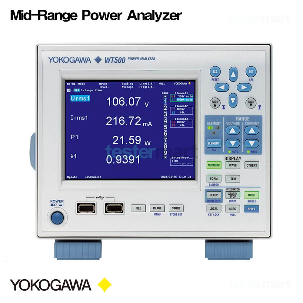 [YOKOGAWA] WT500(760202) Power Analyzer, 전력분석계