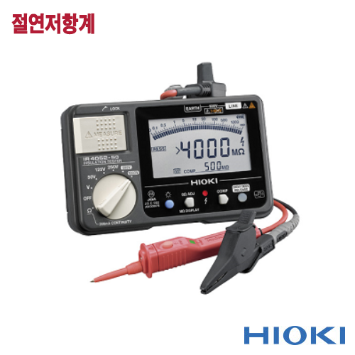 [HIOKI IR4052-50] 50~1000V, 디지털 절연저항계, Digital Insulation Tester