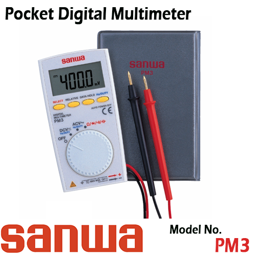 [SANWA] PM3, 디지털 멀티미터, 포켓 타입