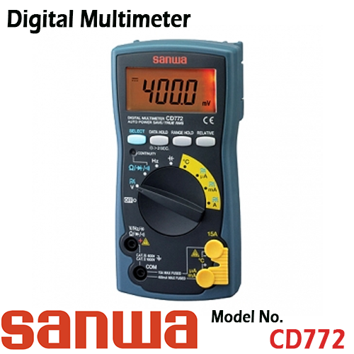 [SANWA] CD772, 디지털 멀티미터, 표준형 DMM