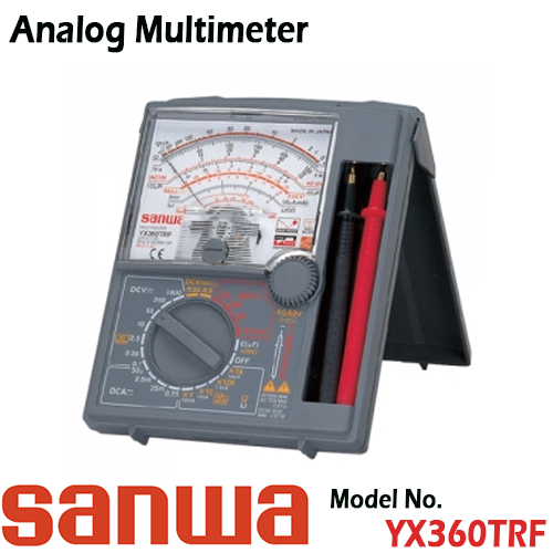 [SANWA] YX360TRF, 아날로그 멀티미터, 낙하 충격 방지 측정기