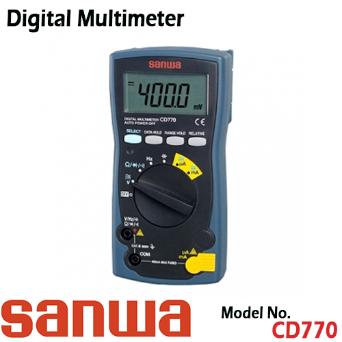 [SANWA] CD770, 디지털 멀티미터, 표준형 DMM