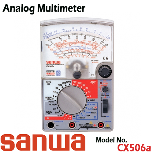 [SANWA] CX506a, 아날로그 멀티미터, 다기능 모델