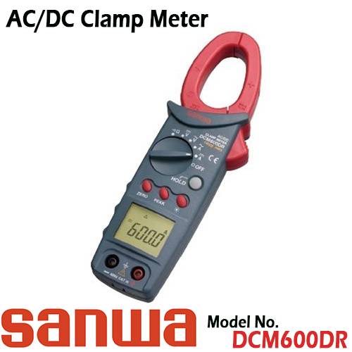 [SANWA] DCM600DR, 600A, AC/DC 디지털 클램프미터, 차량정비용