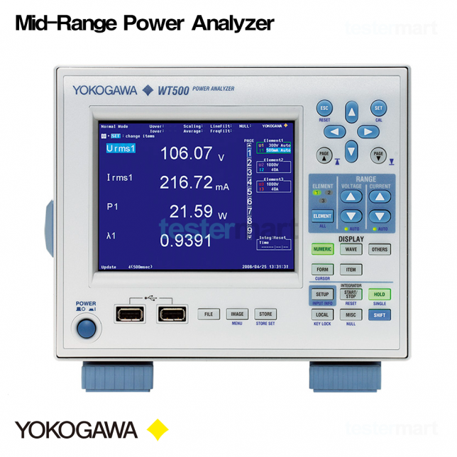 [YOKOGAWA] WT500(760201) Power Analyzer, 전력분석계