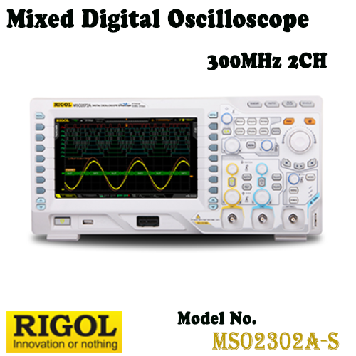 [RIGOL MSO2302A-S] 300MHz/2CH, 2GSa/s, 디지털오실로스코프