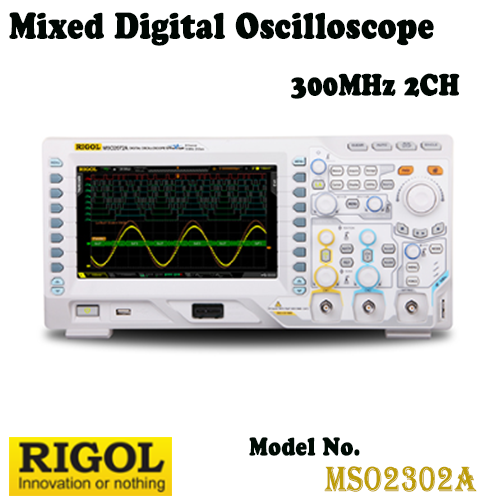 [RIGOL MSO2302A] 300MHz/2CH, 2GSa/s, 디지털오실로스코프
