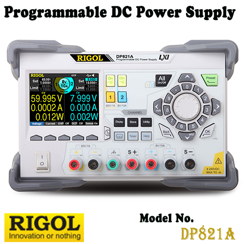 [RIGOL DP821A] 8V/10A, 60V/1A, 2채널, 140W, DC전원공급기