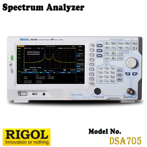 [RIGOL DSA705] 100kHz - 500MHz, Spectrum Analyzer, 스펙트럼분석기