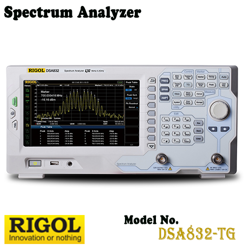 [RIGOL DSA832E-TG]  9kHz - 3.2GHz, Tracking Generator, Spectrum Analzyer, 스펙트럼분석기