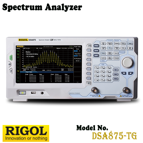 [RIGOL DSA875-TG]  9kHz-7.5GHz, Tracking Generator, Spectrum Analzyer, 스펙트럼분석기