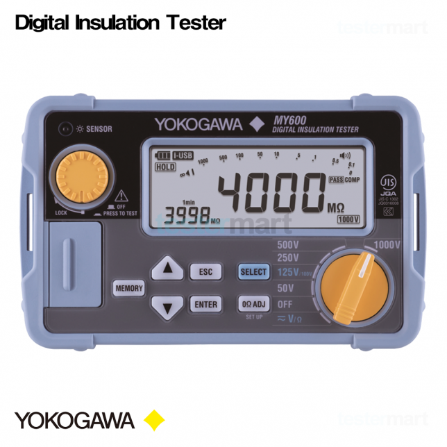 [YOKOGAWA MY600] 절연저항계, Digital Insulation Tester