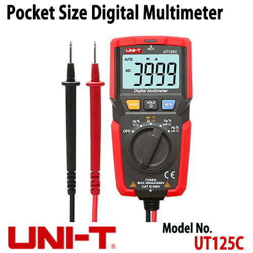 [UNI-Trend] UT125C, Pocket Size Digital Multimeter, 포켓형 멀티미터